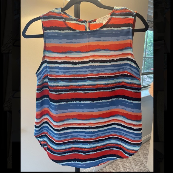 Kenar Sleeveless Stripped Blouse - Size S - Picture 1 of 2